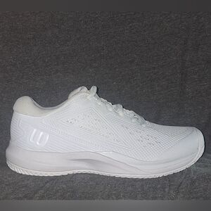 Wilson Rush Pro Ace Tennis Shoe ~ All White WRS333380 | 9.5W / 8.5M *NWOB